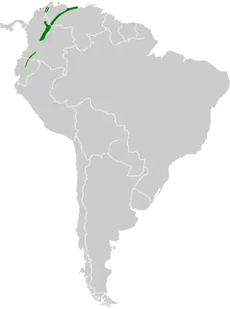 Description de l'image &nbsp;Campylopterus falcatus map.svg.