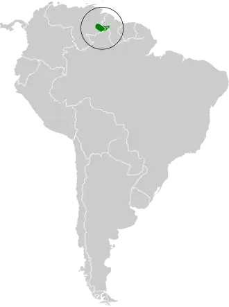Description de l'image Campylopterus hyperythrus map.svg.