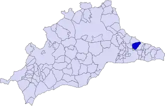 Localisation de Canillas de Aceituno