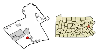 Localisation de Lehighton