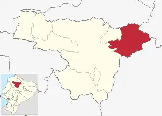 Localisation de Canton de Cayambe