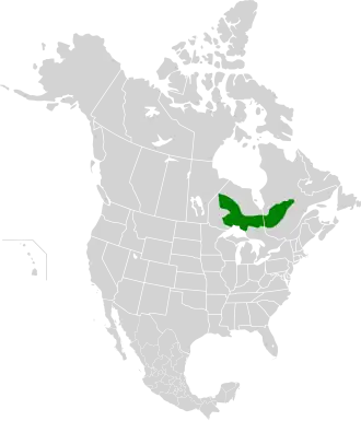 Description de l'image Central Canadian Shield forests map.svg.