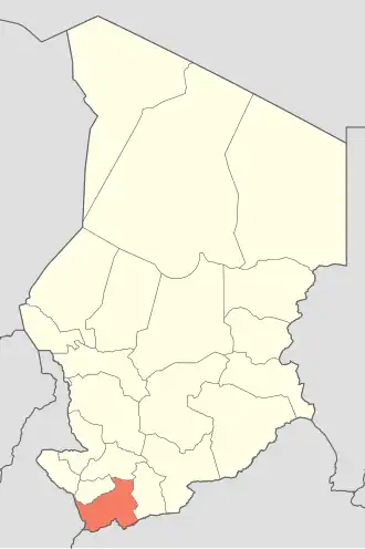 Localisation de Logone-Oriental