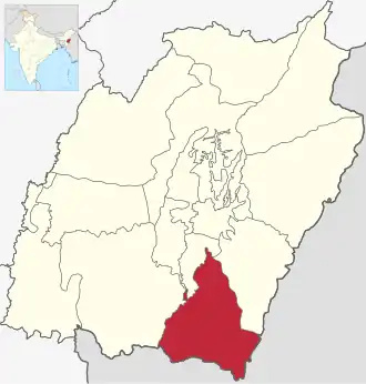Localisation de District de Chandel