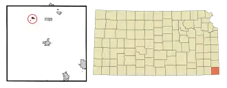 Localisation de West Mineral