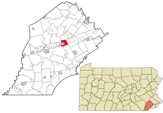 Localisation de East Caln Township