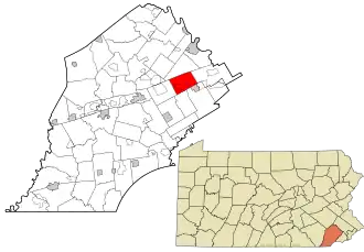 Localisation de East Whiteland Township