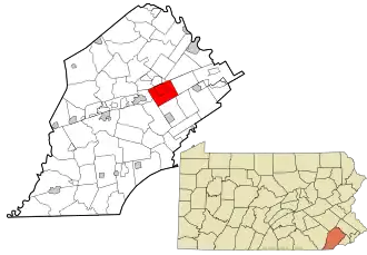 Localisation de West Whiteland Township