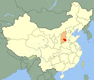 Localisation de Changzhi