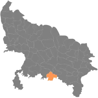 Localisation de District de Chitrakoot चित्रकूट जिला