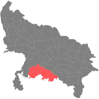 Localisation de Division de Chitrakoot