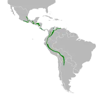 Description de l'image Chlorospingus_flavopectus_map.svg.