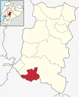 Localisation de Canton de Chunchi