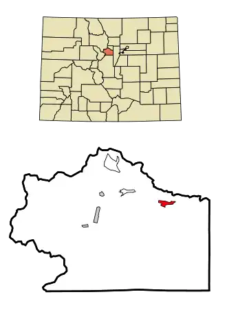 Localisation de Idaho Springs
