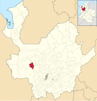 Localisation de Abriaquí