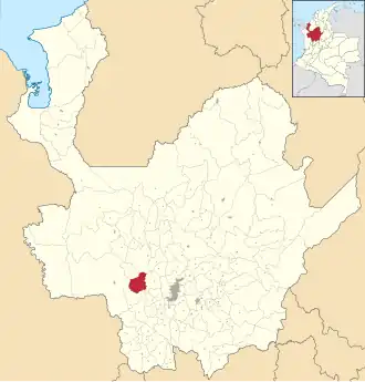 Localisation de Anzá