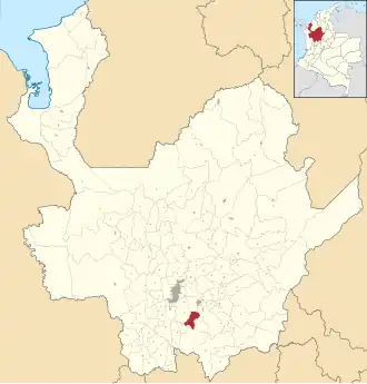 Localisation de La Ceja