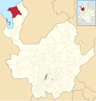 Localisation de Necoclí