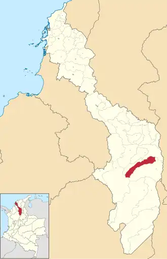 Localisation de Arenal