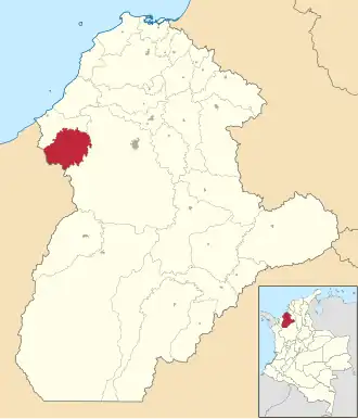 Localisation de Canalete