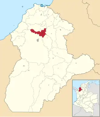 Localisation de Cereté