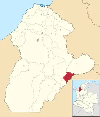 Localisation de La Apartada