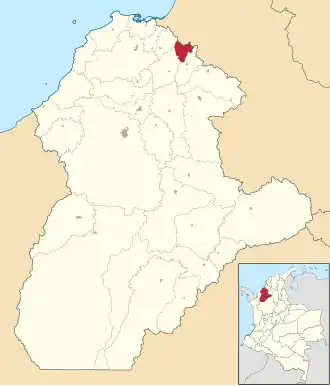 Localisation de Tuchín
