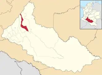 Localisation de El Doncello