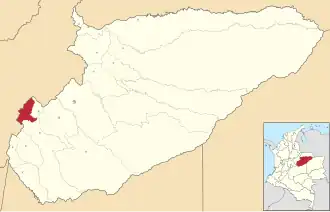 Localisation de Chameza