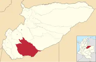Localisation de Maní