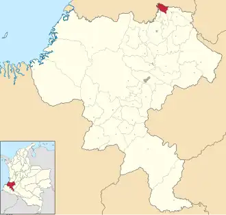 Localisation de Puerto Tejada