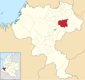 Localisation de Silvia
