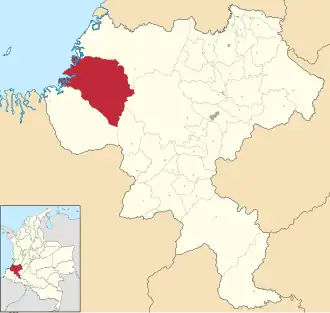 Localisation de Timbiquí
