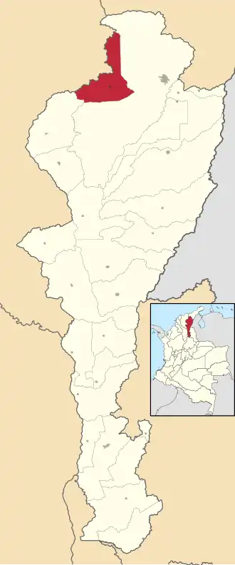Localisation de Pueblo Bello