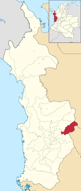 Localisation de Bagadó