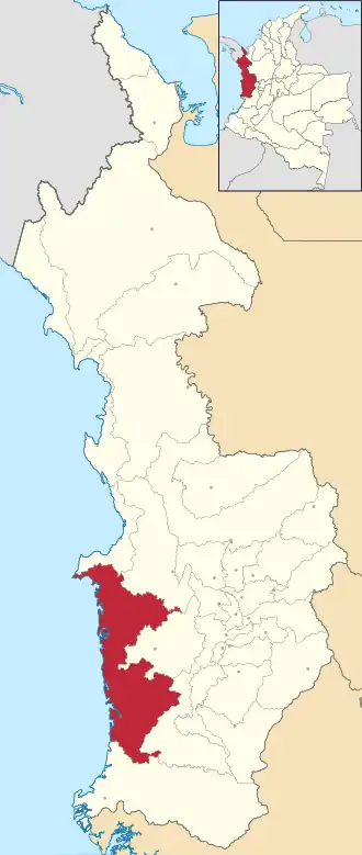 Localisation de Bajo Baudó