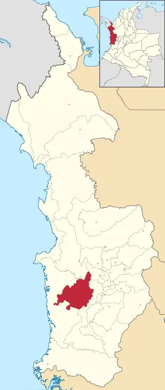 Localisation de Medio Baudó