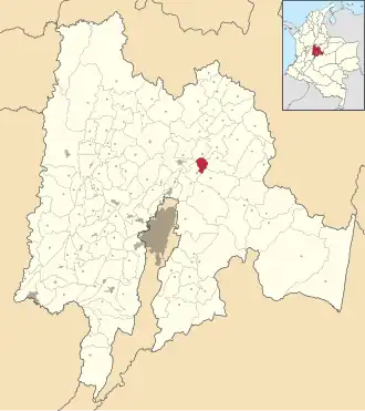 Localisation de Gachancipá