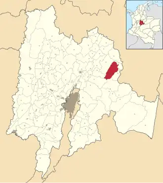 Localisation de Machetá