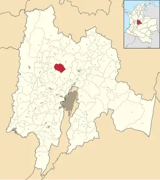 Localisation de Supatá