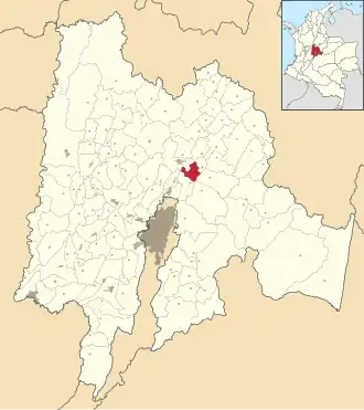 Localisation de Tocancipá