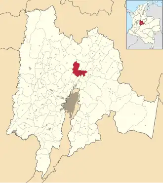 Localisation de Zipaquirá