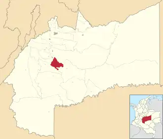 Localisation de Fuente de Oro