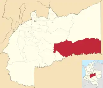 Localisation de Mapiripán
