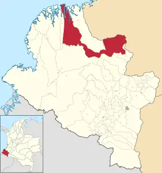 Localisation de El Charco