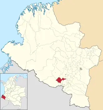 Localisation de Guachucal