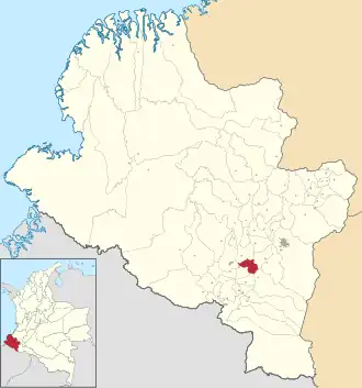 Localisation de Imués