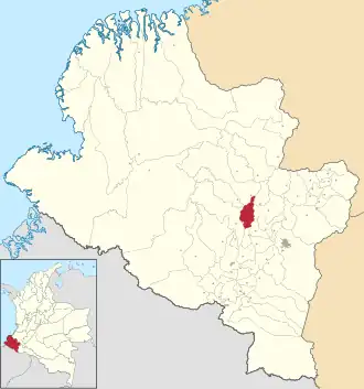 Localisation de Linares