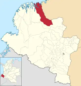 Localisation de Santa Bárbara