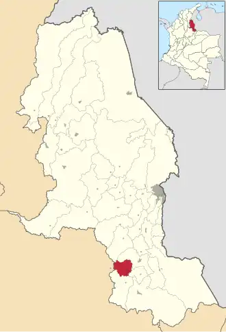 Localisation de Mutiscua
